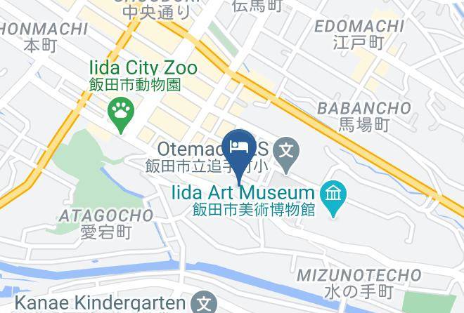 Iida City - Southern Cross Inn Iida Maps