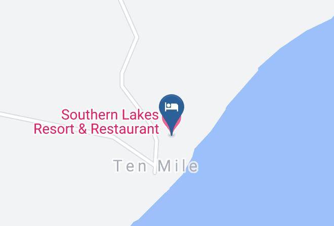 Southern Lakes Resort & Restaurant Map