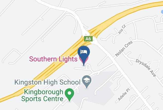 Southern Lights Hotel Map