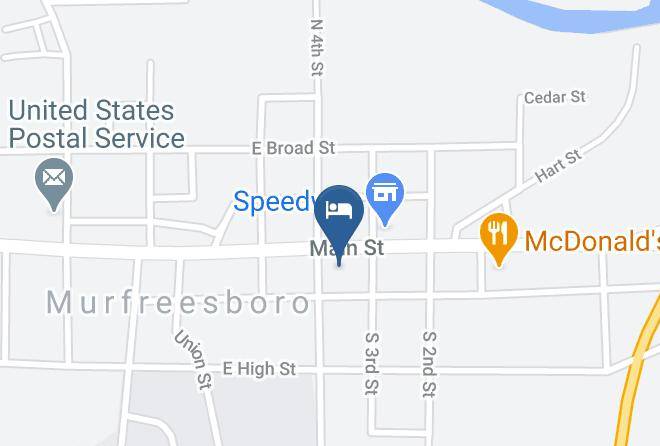 Hertford - Southern Star Inn Murfreesboro Maps