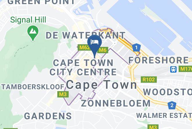 City Of Cape Town - Southern Sun Cape Sun Maps