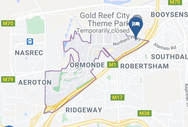 City Of Johannesburg - Southern Sun Gold Reef City Maps