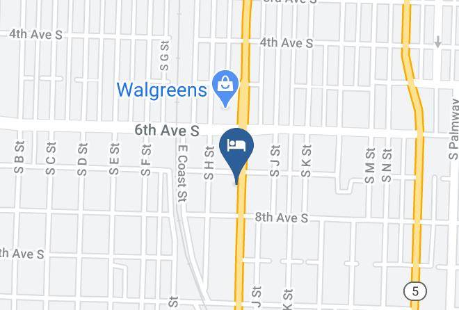 Southgate Motel Lake Worth Beach Map