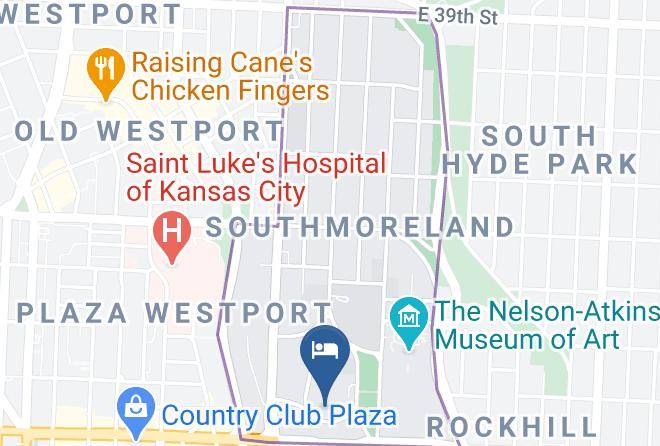 Southmoreland On The Plaza An Urban Inn Map