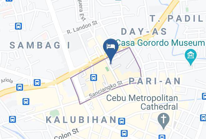 Cebu - Southpole Central Hotel Maps