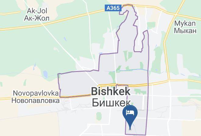 Bishkek - Southside Bed And Breakfast Maps