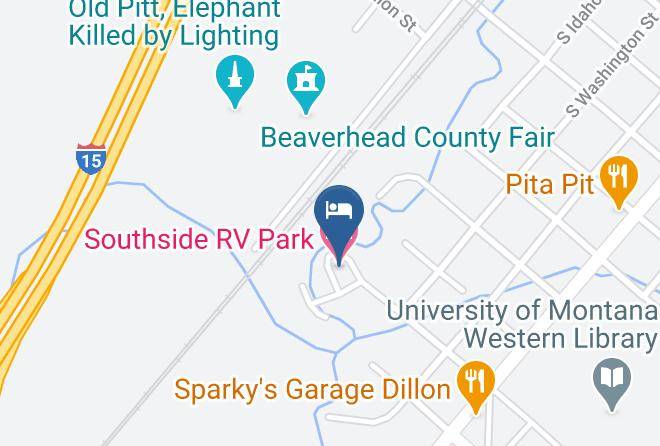 Beaverhead - Southside Rv Park Maps