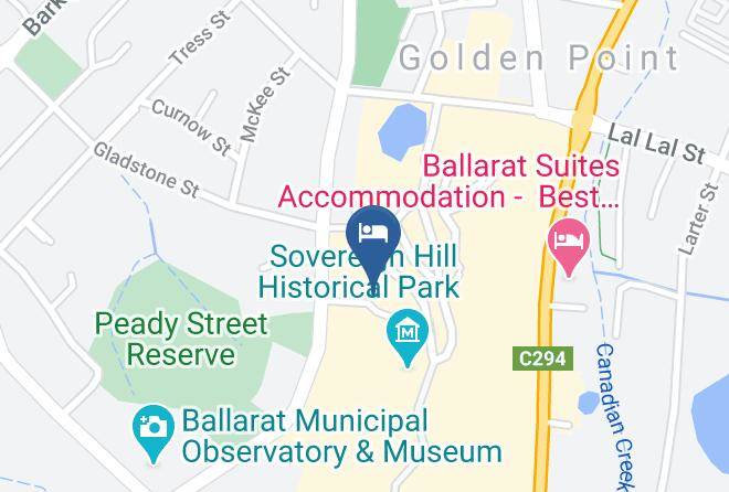 Ballarat - Sovereign Hill Hotel Maps
