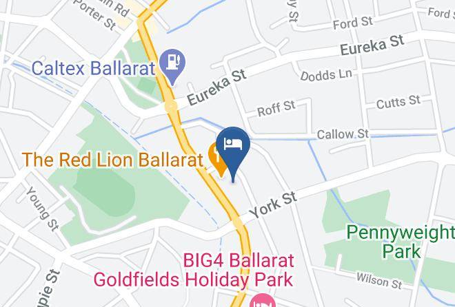 Sovereign Park Motor Inn Map