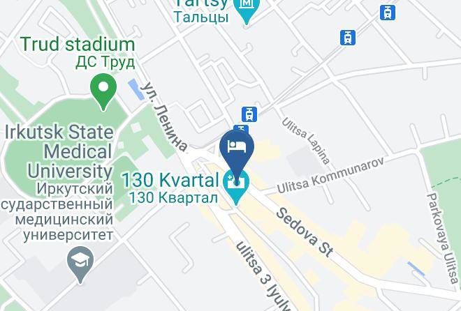 Irkutsk - Sovetskaya Themed Hotel Maps