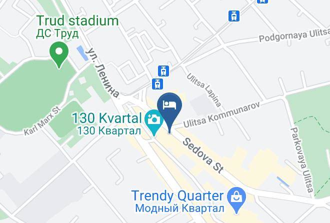 Irkutsk - Soviet Hotel Maps