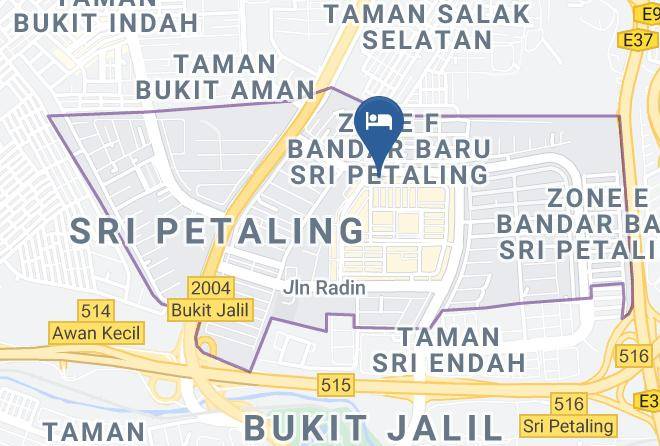 Kuala Lumpur - Sovotel Express Sri Petaling 159 Maps