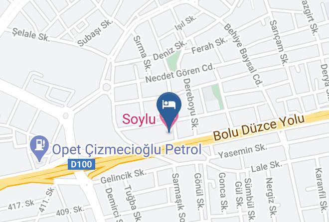 Bolu Beskavaklar - Soylu Hotel Maps