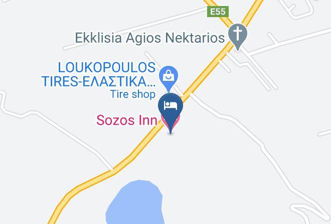 Aitolia And Akarnania - Sozos Inn Maps