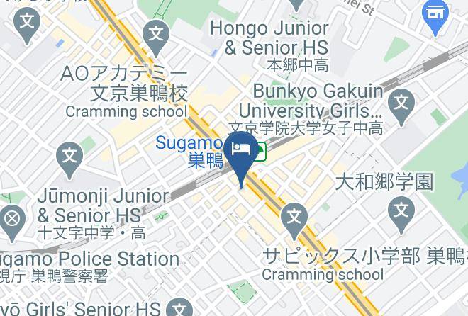 Spa & Capsule Hotel Grand Park Inn Sugamo Map
