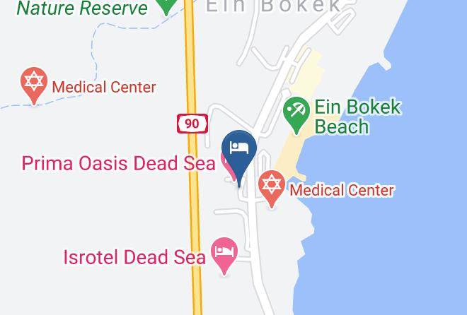 En Boqeq - Prima Oasis Spa Club Dead Sea Maps
