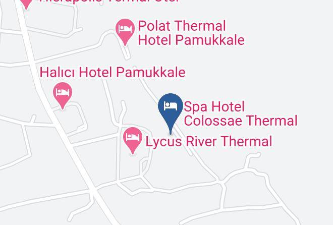Pamukkale - Spa Colossae Thermal Hotel Maps