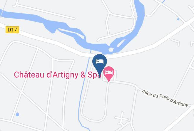 Indre Et Loire - Spa Du Chateau D'artigny Maps