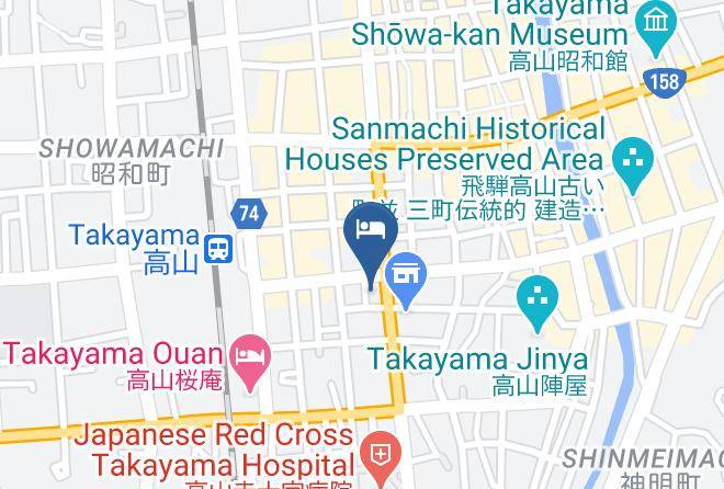 Takayama City - Spa Hotel Alpina Hida Takayama Maps