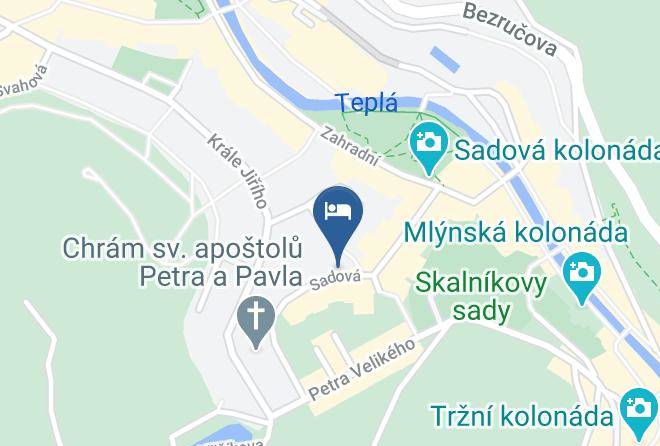 Carlsbad - Spa Hotel Anglicky Dvur Maps