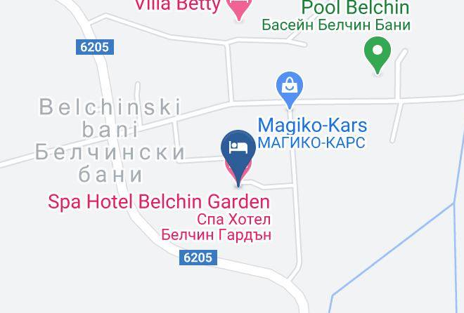 Spa Hotel Belchin Garden Map