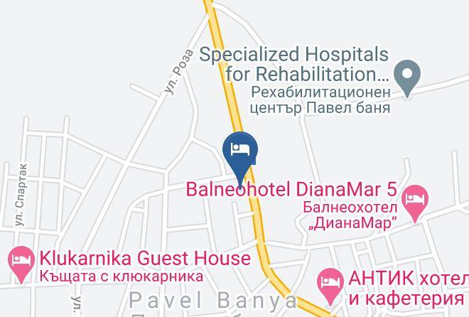 Pavel Banya - Spa Hotel California Maps