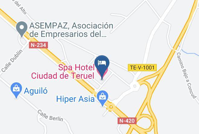 Teruel - Spa Hotel Ciudad De Teruel Maps