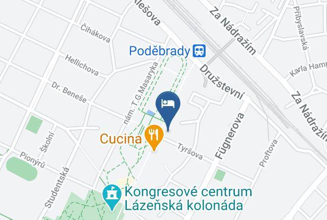 Nymburk - Spa Hotel Felicitas Maps