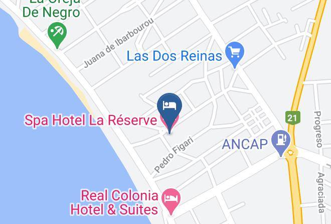 Colonia Del Sacramento - Spa Hotel La Reserve Maps