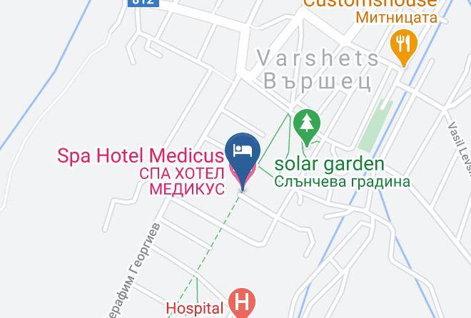 Varshets - Spa Hotel Medicus Maps