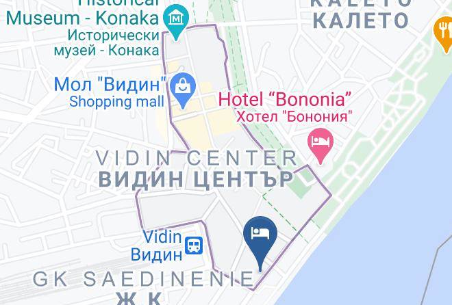 Vidin - Spa Hotel Neptun Maps