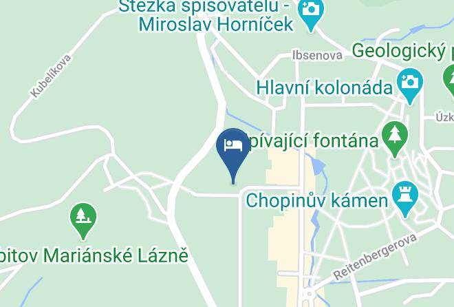 Cheb - Spa Hotel Olympia Maps