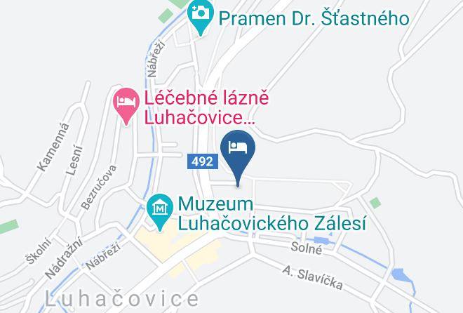 Luhacovice - Spa Hotel Palace Maps
