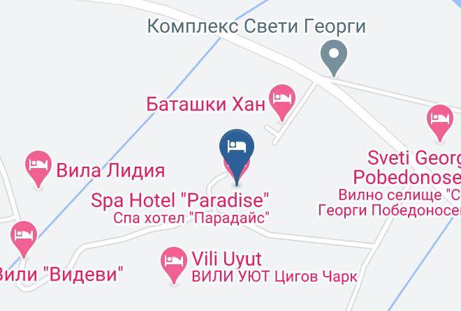 Spa Hotel Paradise Map
