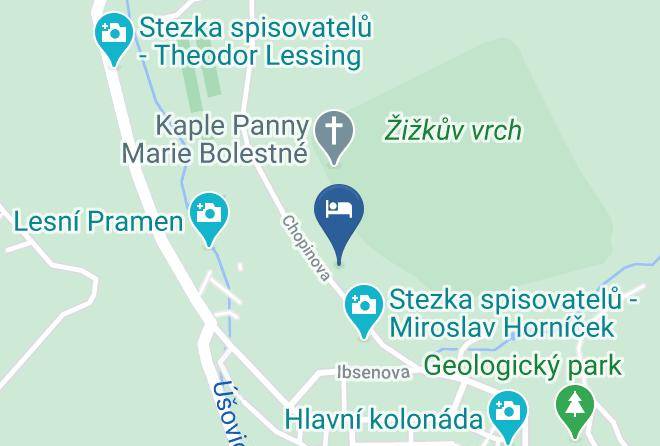 Cheb - Spa Hotel Silva Maps