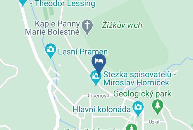 Cheb - Spa Hotel Svoboda Maps