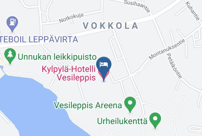 Leppavirta - Spa Hotel Vesileppis Maps