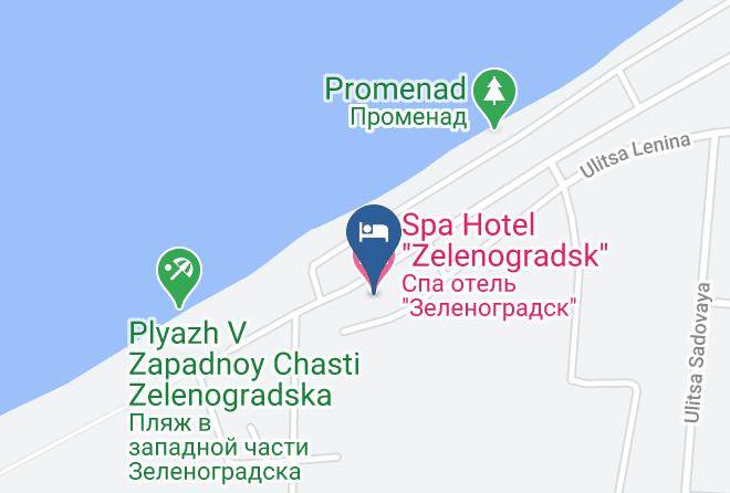 Zelenogradsky District - Spa Hotel Zelenogradsk Maps