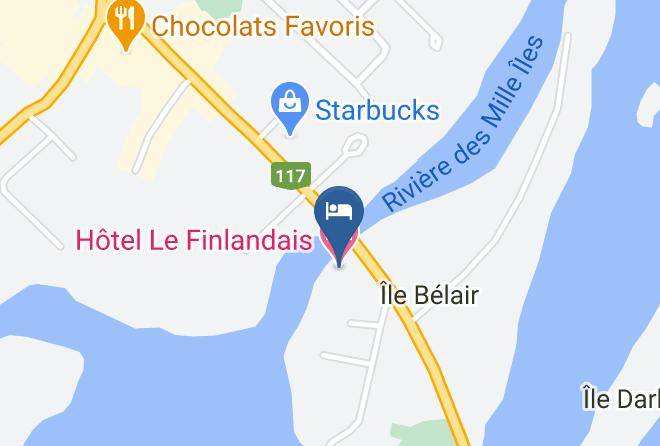 Therese De Blainville Regional County Municipality - Hotel Le Finlandais Maps
