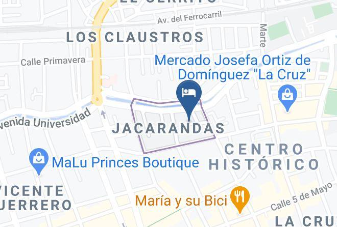 Santiago De Queretaro - Spa Moss Maps