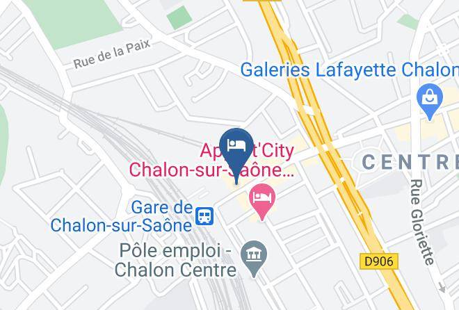 Saone Et Loire - Hotel Saint Georges & Spa Maps