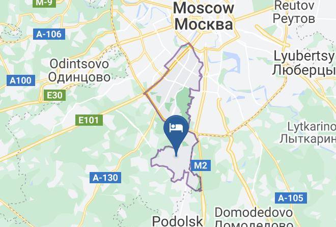 Moscow - Spa Otel' Pansionat Maps