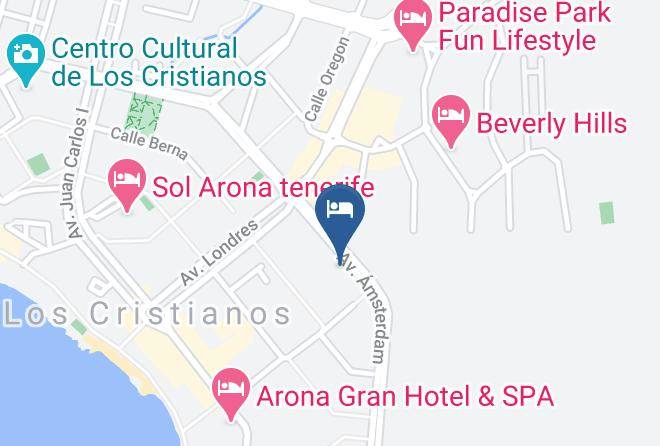 Santa Cruz De Tenerife - Spa & Sport Hotel Mar Y Sol Maps