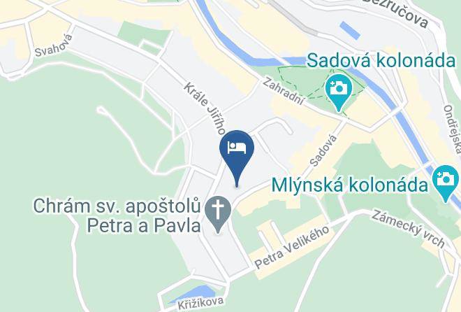 Carlsbad - Hotel Cajkovskij Maps