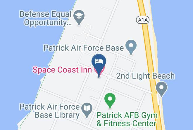 Space Coast Inn Map
