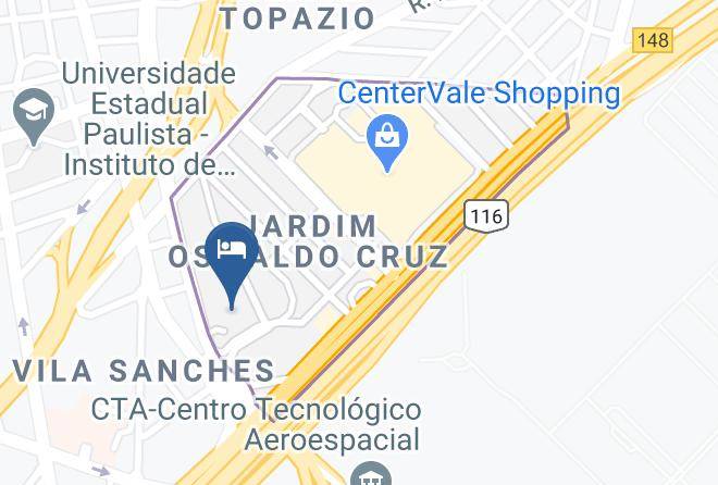 Sao Jose Dos Campos - Space Flat Service Maps