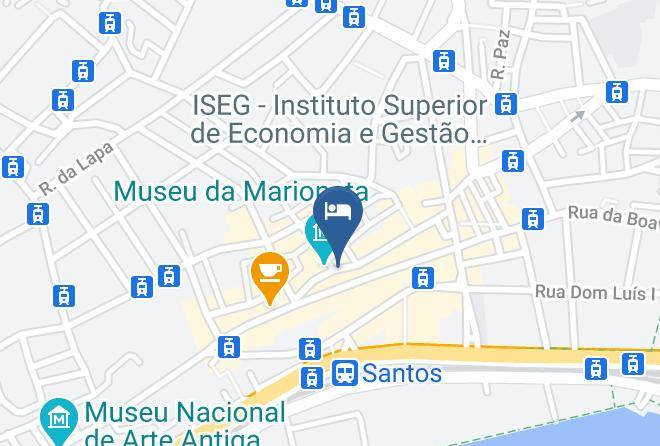 Lisbon - Spacious Santos Ap W View Maps