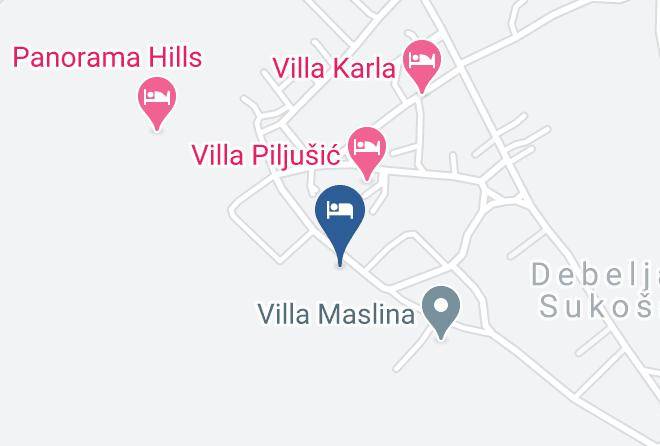 Spacious Villa In Debeljak With Private Swimming Pool Map - Zadar - Sukosan