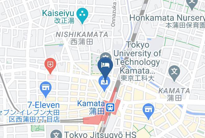 Ota Ward - Spa&hotel Nagomi Maps