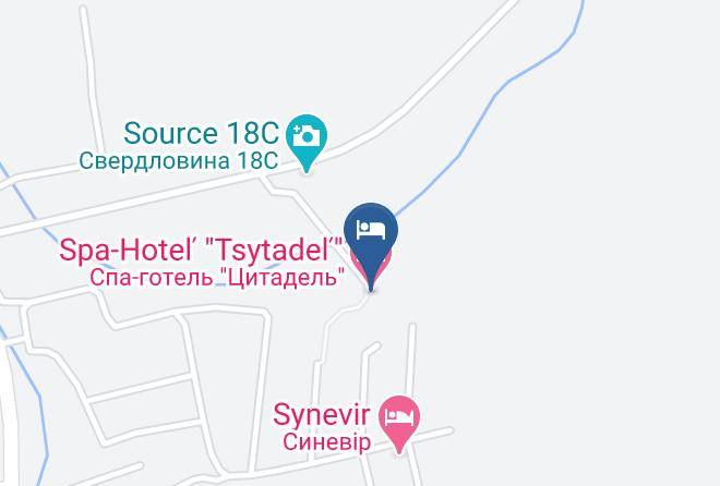 Spa Hotel Tsytadel Map